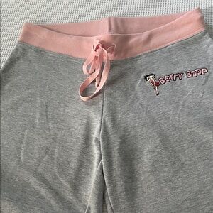 Betty Boop Gray and Pink Lounge Pants